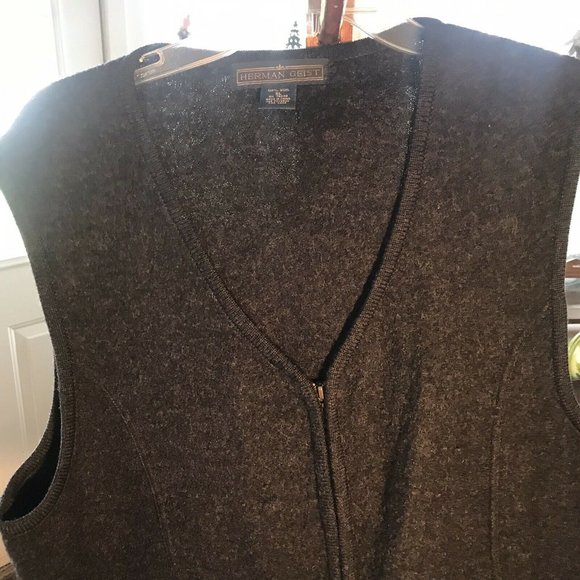 Herman Geist Women's XL Sweater Vest Zip Up - Picture 4 of 9